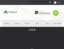Tablet Screenshot of outshop.cz